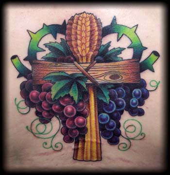 Looking for unique  Tattoos? Grape Cross